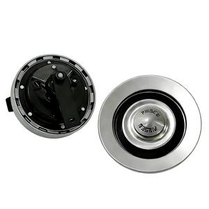 Klaxon de voiture étanche 12V super puissant, klaxon double tonalité pour voiture, moto, camion / Vente en gros - Product Image 1