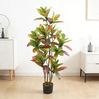 Plantes artificielles JWS4057, plantes en pot détachables multi-tailles personnalisées, décoration de plantes contemporaines pour le bureau, la cour, l'hôtel, la maison