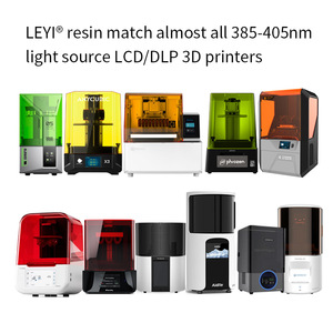 LEYI DFD01 내구성 있는 유연한 치과용 레진 1kg/병 100% 순도 3D 프린팅 틀니 베이스용 고충격 저항 투명 - Product Image 3