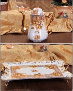 Discount European Luxury Flower Pattern Phnom Penh Ceramic <b>Tea</b> <b>Set</b> - Product Image 6