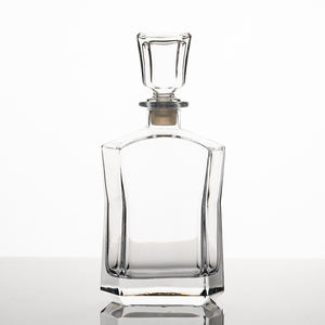 Usine en gros NOVARE 770ml sans plomb cristal Transparent plaine Europe Style Logo personnalisé carafe à whisky en stock - Product Image 1