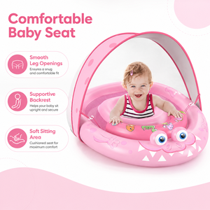 Flotador <span class=keywords><strong>de</strong></span> <span class=keywords><strong>Piscina</strong></span> <span class=keywords><strong>para</strong></span> Bebés al por Mayor con Toldo, Asiento Inflable Rosa <span class=keywords><strong>para</strong></span> Bebés, Flotador <span class=keywords><strong>de</strong></span> <span class=keywords><strong>Piscina</strong></span> Infantil con Diseño <span class=keywords><strong>de</strong></span> Dibujos Animados <span class=keywords><strong>para</strong></span> Niños Pequeños - Product Image 3