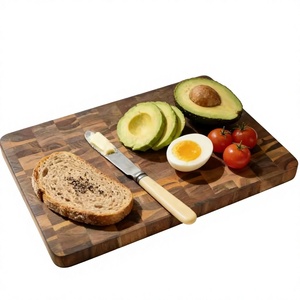 Wooden Cutting Board Chopping Block <b>Kitchen</b> Food <b>Prep</b> Serving Board Eco-Friendly Durable Anti-Slip Dishwasher Safe Rectangle - Product Image 3