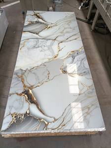 แผ่นผนังพีวีซีกันน้ำลายหินอ่อน สำหรับตกแต่งห้องน้ำ - Product Image 3