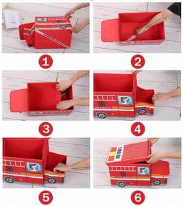 Hot <b>Sale</b> Customizable Indoor/Outdoor Kids Cute Foldable Children's Storage <b>Box</b> - Product Image 5