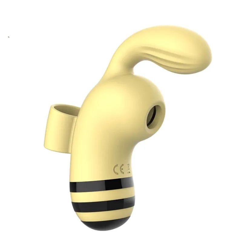 Bee Shape Finger Vibrating Sucking Licking Vibrator For Women Clitoris Stimulator Nipples Massage