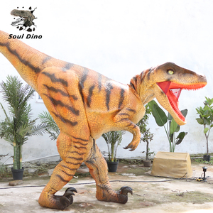 Disfraz de Dinosaurio Caminante T-Rex <span class=keywords><strong>Soul</strong></span> Dino, Traje Ligero de Piel Sintética, Capacidad Juvenil de 100-500 kg - Product Image 4