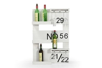 Collection de barres murales en bois, best-seller, finition blanc mangue, en bois de mangue, prix de gros