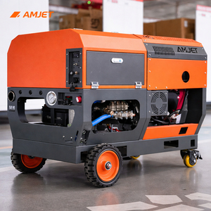 Nettoyeur haute pression AMJET G5 7250 PSI 22 LPM avec pompe AR, système de télécommande et tuyau de 15 m pour le nettoyage maritime - Product Image 4