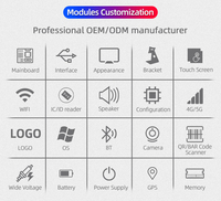 Computadora Industrial de 15 pulgadas I5 7300U, Monitor de pantalla táctil LCD, 4G, 128G, montaje en pared, PC Industrial sin ventilador integrado, tableta Windows