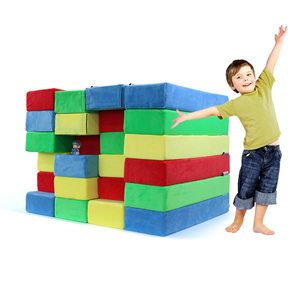 24 mô-đun mềm bọt tự làm khối xây dựng đồ chơi các loại màu sắc cho thiết kế hiện đại cho trường học & phòng khách sử dụng - Product Image 1