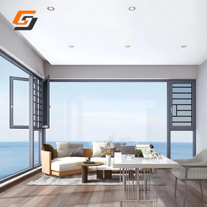 Fenêtre à battant en aluminium de haute qualité GS avec cadre en aluminium et grille de sécurité - Product Image 6