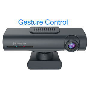 Cámara web PTZ 2K con control por gestos, cámara pequeña con seguimiento automático 2X para transmisión en vivo vertical, cubierta de lente deslizante para Zoom MT7050 2K - Product Image 2