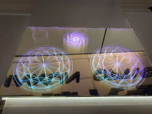 4*8 feet đôi bên hai chiều uốn mảnh vàng 0.8mm,11mm 2mm, tấm gương acrylic 3mm để trang trí - Product Image 3