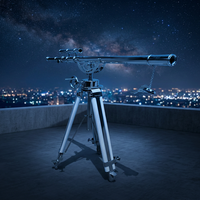 Premium Brass Telescope with Tripod and Nautical Design