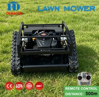 Tondeuse robotisée autotractée sans fil à essence de qualité industrielle certifiée CE 2026, à braquage zéro, télécommandée, 550 mm