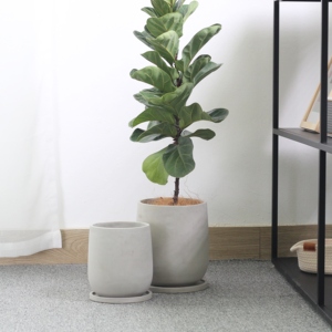 <span class=keywords><strong>Pot</strong></span> <span class=keywords><strong>de</strong></span> <span class=keywords><strong>fleur</strong></span> en ciment avec soucoupe pour décoration <span class=keywords><strong>de</strong></span> jardin <span class=keywords><strong>de</strong></span> maison Design moderne forme ronde <span class=keywords><strong>grande</strong></span> <span class=keywords><strong>taille</strong></span> utilisé avec <span class=keywords><strong>fleur</strong></span>/plante verte décorative - Product Image 4