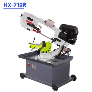 Scie à ruban semi-automatique hydraulique 220V en acier 2,5KW portable multifonctionnelle petite horizontale pour la découpe des métaux - Product Image 5