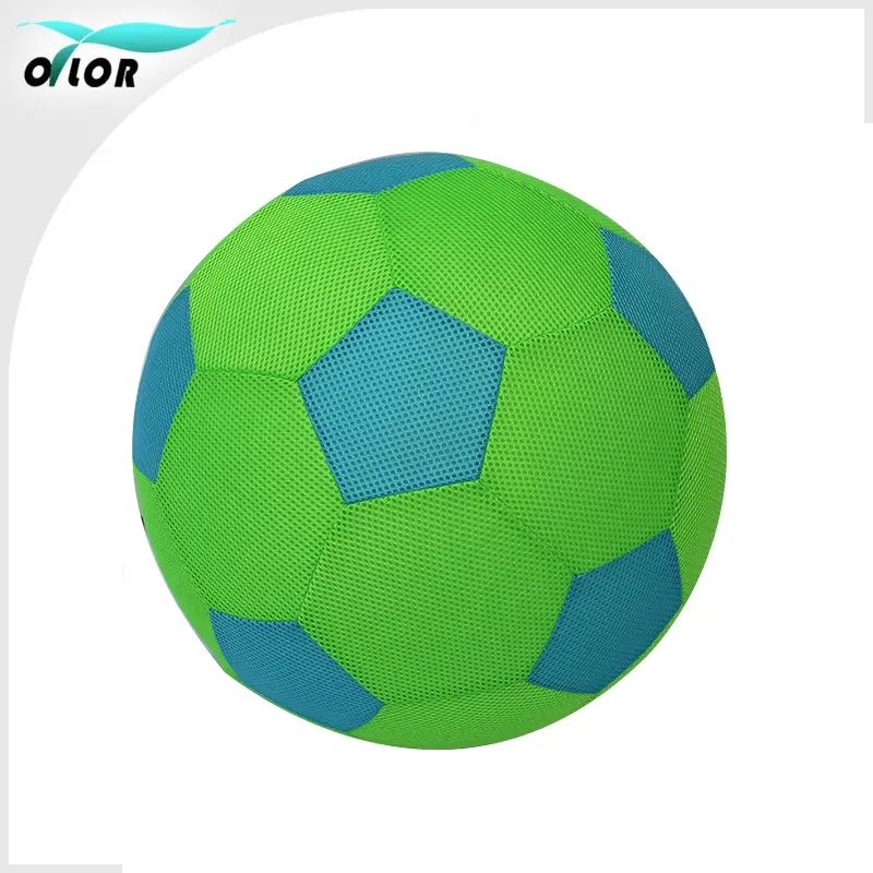 50センチメートルPrettyと美しい生地カバープラスチックインフレータブルおもちゃサッカーボール