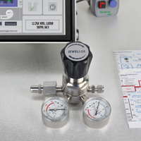 Certifié ISO SS316L Régulateur de pression haute pression à un étage 300bar pour oxygène azote hélium CO2 Propane OEM