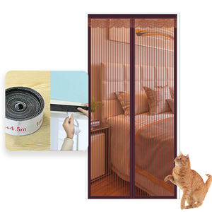 Venta al por mayor cortina de malla <span class=keywords><strong>antimosquitos</strong></span> cortina de puerta de pantalla magnética con imán fuerte - Product Image 1