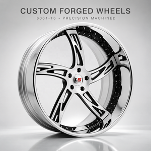 Rines de Carreras Ligeros Forjados de 18, 19, 20 y 21 Pulgadas, Diseño Esqueletizado Cóncavo Profundo, 5x120 5x112 para BMW M3 M4 C63 <span class=keywords><strong>AMG</strong></span> OEM - Product Image 1