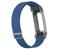 Bracelet de montre en nylon élastique avec boucle, bracelet de remplacement avec cadre métallique et étui de protection pour Fitbit Air, bracelet réglable pour poignet