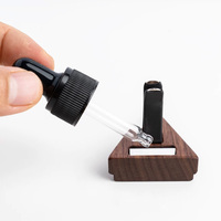Diffuseur de parfum pour voiture en bois de noyer noir, nouveau design, clip de ventilation pour voiture