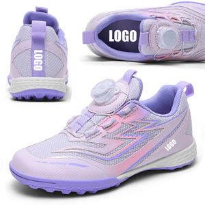 Chaussures de <span class=keywords><strong>football</strong></span> personnalisables pour jeunes avec bouton rotatif – Baskets de soccer professionnelles pour gazon, intérieur et extérieur – Printemps/Automne – Personnalisation sur mesure - Product Image 2