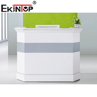 Table de réception de conception moderne de haute qualité Ekintop, bureau de réception incurvé