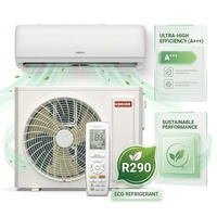 Nuevo Aire Acondicionado de Pared de Última Tendencia, Tipo Split de 9000 BTU y 12000 BTU, R290, para el Mercado Europeo