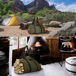 Échantillon Gratuit : Sac de Transport Robuste pour Bois de Chauffage Oxford – Grand Sac Fourre-tout pour Brasero, Camping et Bois d'Intérieur - Product Image 6