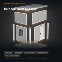 Maison préfabriquée pliable économique, conteneur portable, construction rapide, maison mobile pliable préfabriquée