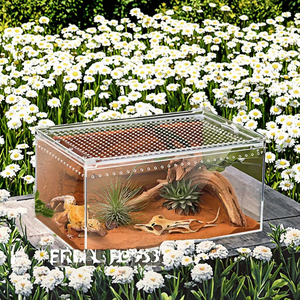 Terrarium/Vivarium en acrylique écologique ZF pour reptiles et amphibiens (lézards, serpents et autres espèces) - Product Image 4