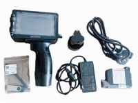 Premium half-inch G100E draagbare, op batterijen werkende inkjetprinter met touchscreen voor het printen op kaarten, buizen, metaal en karton (TIJ)