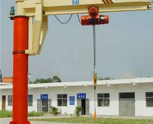 Economical Column <b>Mounted</b> Jib Crane for Light Lifting New Condition with Efficient Motor Gear Pump in Construction Industries - Product Image 6