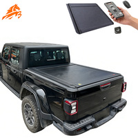 Cubierta Rígida Retráctil Eléctrica de Aluminio HF para Camioneta, Cubierta Sólida para Caja de Camioneta para Chevy Silverado 1500, Ram, Jeep Gladiator