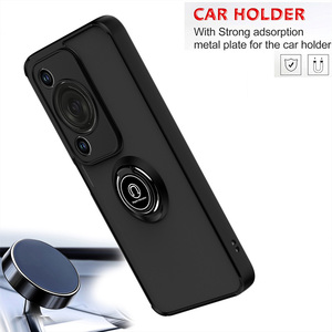 Per <span class=keywords><strong>Huawei</strong></span> Pura 70 Pro / 70 Pro + / P60 P40 P30 <span class=keywords><strong>P20</strong></span> Pro <span class=keywords><strong>Lite</strong></span> / Nova 3e <span class=keywords><strong>Cover</strong></span> opaca antiurto custodia posteriore ibrida con anello - Product Image 3