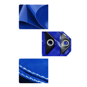 Bâche en tissu extérieur Tissu enduit de PVC imperméable UV Bâche anti-âge tissée Bâche en plastique pour étang à poissons - Product Image 2