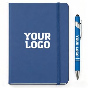 Wholesale Promotion Business for Office Gifts Custom Logo Printed <b>A5</b> A6 Pu Leather Notebook - Product Image 1