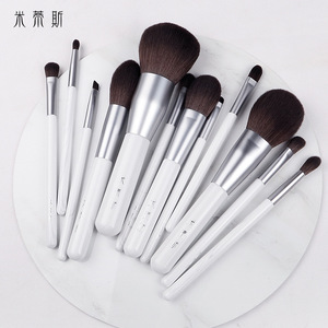 Cangzhou Makeup <b>Brush</b> Set 12-Piece Synthetic Hair Wooden Handle Foundation <b>Brushes</b> - Product Image 1