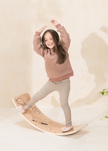 Nouveau design chaud bricolage Wobble planche d'équilibre pour enfants jouet pour planche sinueuse en bois jouer <span class=keywords><strong>pas</strong></span> <span class=keywords><strong>cher</strong></span> de haute qualité - Product Image 4