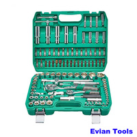 Ensemble d'outils de réparation automobile, coffret rigide, acier au chrome-vanadium, ensemble complet, douille de 1/4 pouce, personnalisable, marque OEM