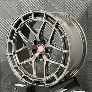 Nouvelles jantes en alliage forgé chromées à profil profond 5x114.3/5x112/5x120 1 pièce personnalisées 17-22 pouces Mercedes pour Audi - Product Image 4