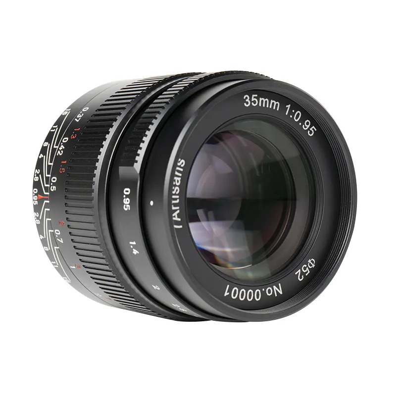 7artisans 7 artisans 35mm F0.95 Large Aperture Portrait Lens for Sony E A6600/Fuji FX/Canon Eos-M M6/Nikon Z Z9/M4/3 Mount DC-S1