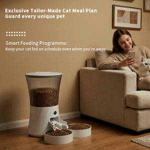 Dispensador Automático de Comida para Mascotas de Doble Recipiente con Cámara HD, Control por Aplicación Tuya, WIFI, Temporizador, 5L, Calidad Superior de Fábrica - Product Image 6