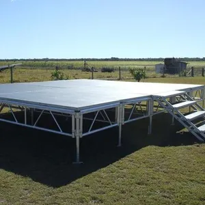 GS流行户外音乐会铝合金舞台和桁架索具桁架提升系统舞台讲台