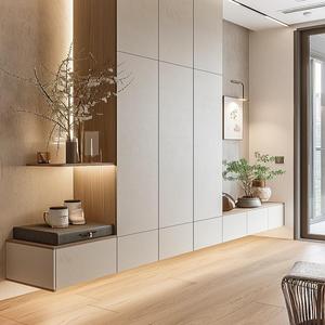 Meuble à chaussures mural fin et escamotable, taille personnalisée, éclairage LED, gain de place, pour <span class=keywords><strong>couloir</strong></span> étroit, <span class=keywords><strong>rangement</strong></span> domestique - Product Image 1