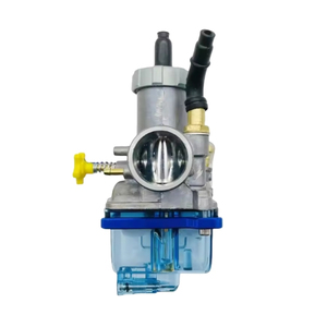 Alto rendimiento PE28 NSR150 <span class=keywords><strong>Keihin</strong></span> Hon Da Yamaha Kawasaki <span class=keywords><strong>150cc</strong></span> azul transparente Push Pull Choke motocicleta <span class=keywords><strong>carburador</strong></span> - Product Image 3