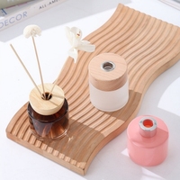 Diffuseur de haute qualité recyclable, cylindre rond en carton kraft, flacon de parfum en verre, tube en papier pour huile essentielle, cadeau